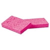 Boardwalk Cellulose Sponges, Small, 3 3/5 x 6 1/2", 9/10" Thick, Pink (Case of 48)