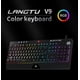 thumbnail image 2 of Teclado mecánico para juegos ASUS RGB - ROG Strix Flare (interruptores Cherry MX Blue - cm SS) | Sincronización de aura y SDK | Teclado para juegos para PC | Insignia personalizable, paso de USB | Controles de medios Zhivalor HMKY230, 2 of 8