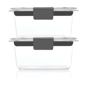 Rubbermaid Brilliance 1.3 Cup Stain-Proof Food Storage Container, Set of 2