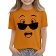 thumbnail image 6 of HOMADLES Short Sleeve Shirts for Boys Graphic Tees Summer Casual Daily T-Shirts, Orange 3-4 T, 6 of 6