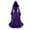 Purple, variant on Viikei Womens Fall Fashion 2025 Women's Fashion Long Sleeve Hooded Dress Floor Length Cosplay Dress