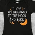 thumbnail image 4 of Inktastic I Love My Grandma to the Moon and Back Boys or Girls Baby Bodysuit, 4 of 5
