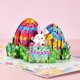 thumbnail image 4 of 3d para tarjetas emergentes Feliz Pascua Tarjetas de felicitación Conejo Huevo Postales con sobre para el día de Pascua Regalos hechos a mano esquí esquí Gafas de esquí, 4 of 5