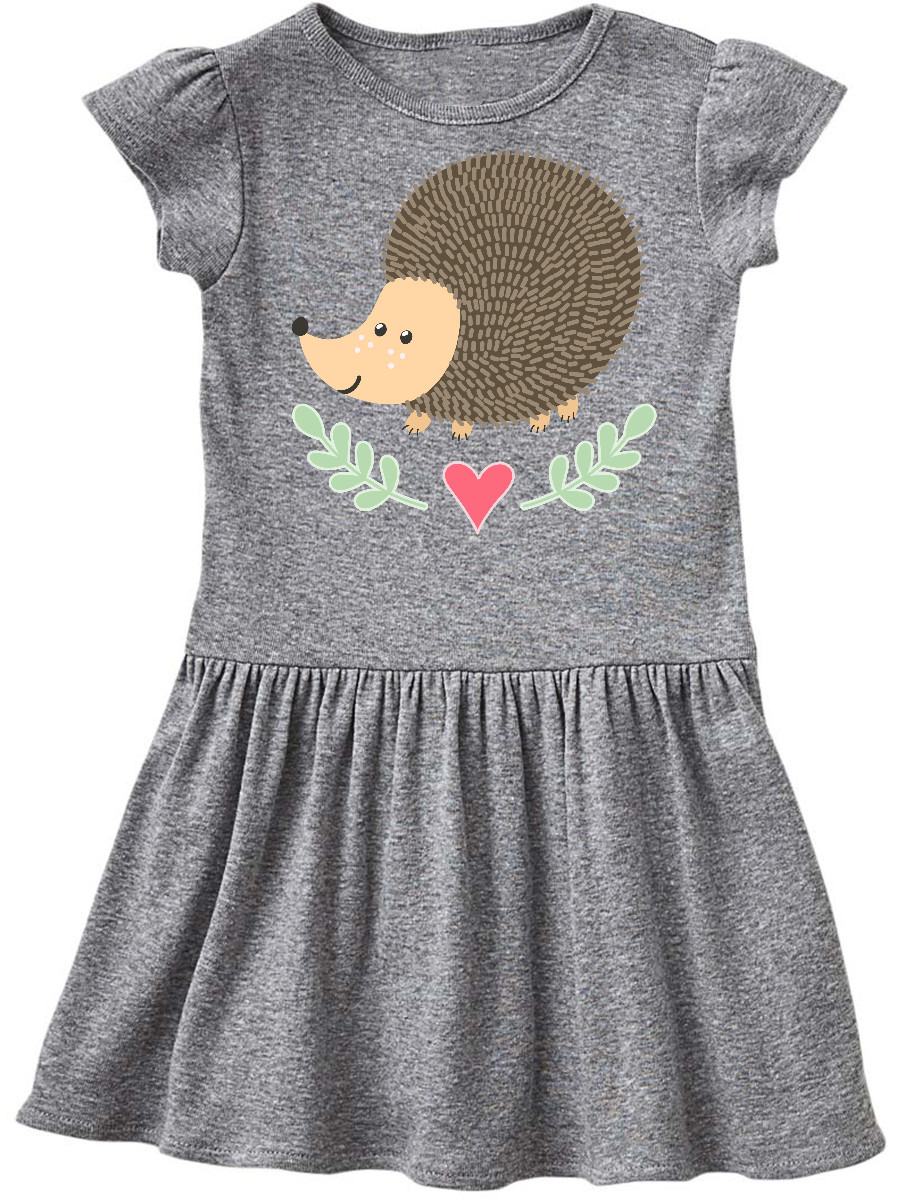 INKtastic Inktastic Hedgehog Lover Girls Outfit Toddler Short Sleeve Dress Female Walmart