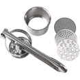thumbnail image 1 of Premium / Potato Press Made Of Stainless Steel 3 Sieve Inserts H A-yu, 1 of 2
