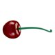 thumbnail image 2 of Creativo encantador Cherry Shape Lavatory Brush Toilet Brush Holder Set Red oso de fresa vestir, 2 of 2