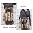 thumbnail image 6 of FORMRS 16" Laptop Bag Carrying Sleeve Case with Handle Travel Shoulder Briefcase, Black Abstract Dots, 6 of 8