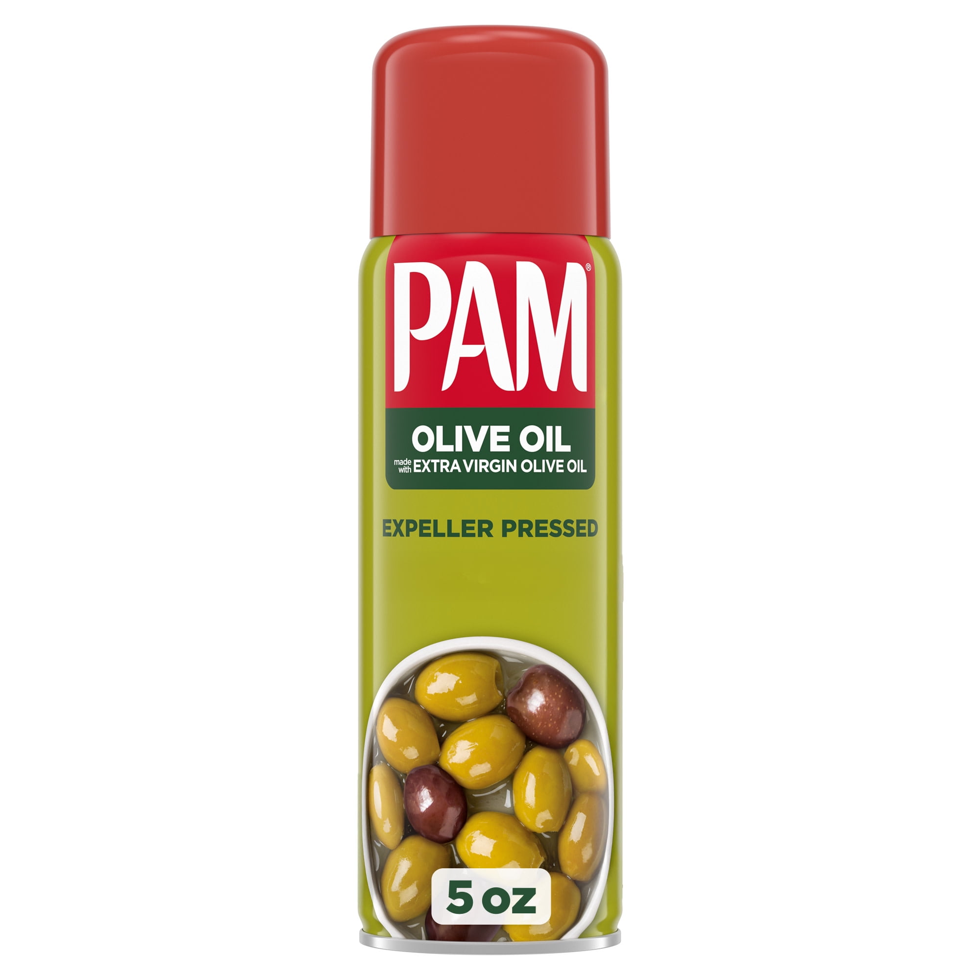 PAM Non-Stick Cooking Spray, Olive Oil, Great for Air Fryer, Baking & Grilling, 5 oz.