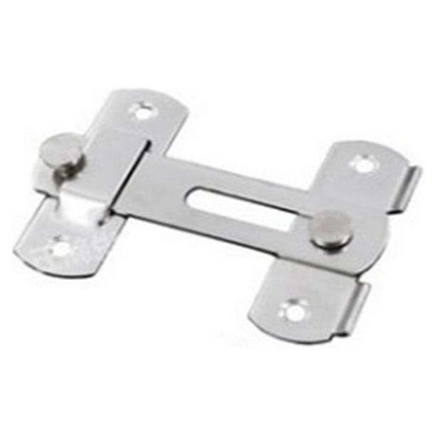 Matsuzay Pestillo de puerta, reemplazo desmontable portátil, elegante, antipérdida, anticorrosivo, para el hogar, cafetería, cerradura para Almacenamiento y organización del hogar Plata