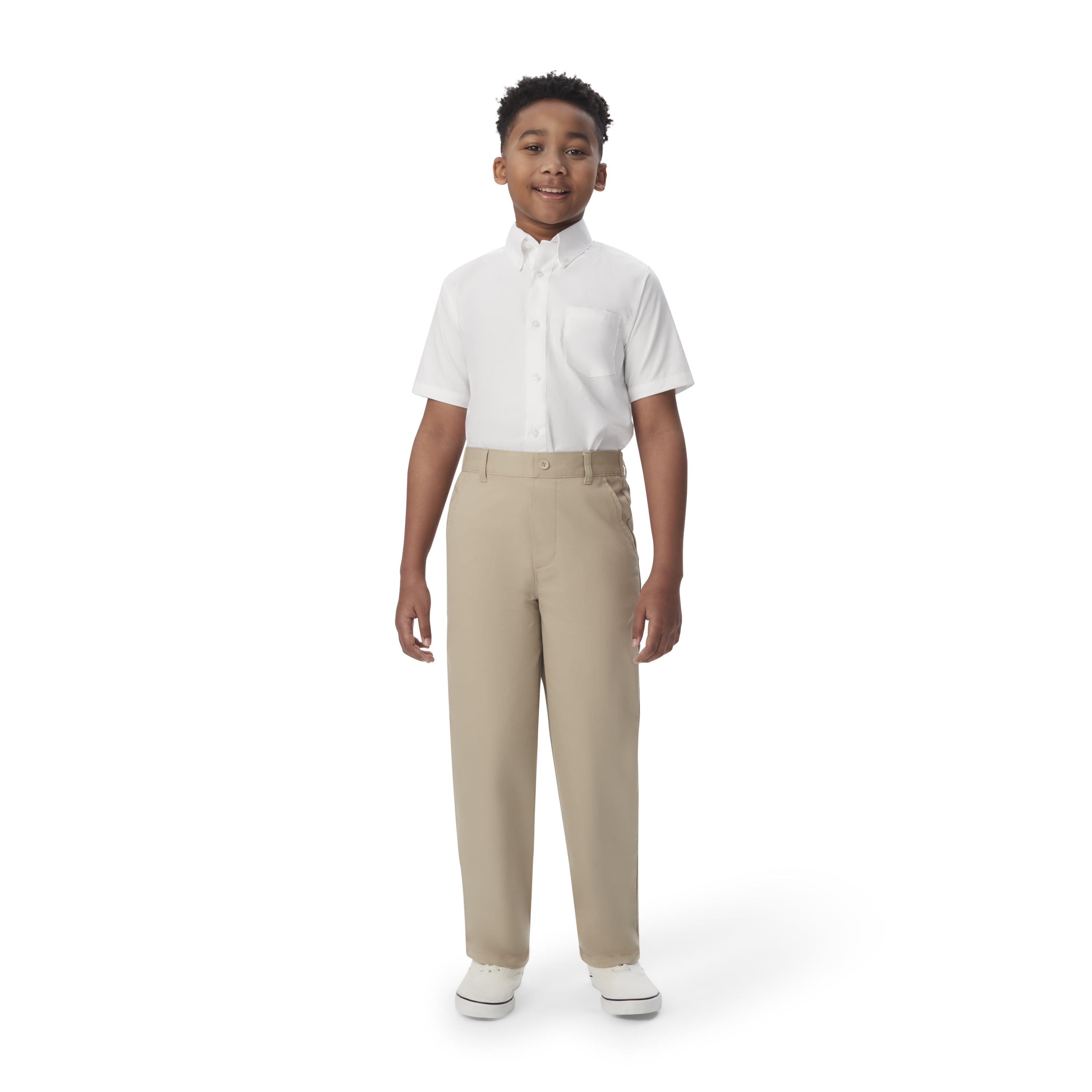 French Toast Boys School Uniform Pull-On Relaxed Fit Pants, Sizes 4-20 & Husky