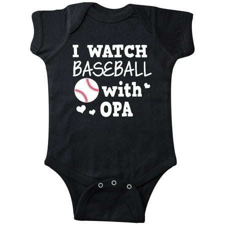 

Inktastic I Watch Baseball with My Opa Gift Baby Boy or Baby Girl Bodysuit