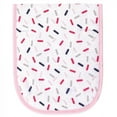 thumbnail image 5 of Hudson Baby Infant Girl Cotton Terry Bib and Burp Cloth Set 5pk, Cupcake, One Size, 5 of 6