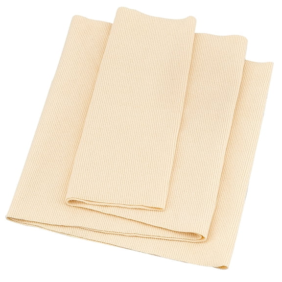 Knitted Rib Fabric 25.5x9" Cotton Stretch Ribbing Fabric Rib Cuff Fabric Elastic Cuffs Material for Waistband Neckband Cuffs Jacket Extension Sewing