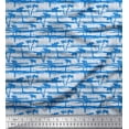 thumbnail image 1 of Soimoi Polyester Crepe Fabric Palm Tree Printed Fabric 1 Yard 52 Inch Wide, 1 of 3