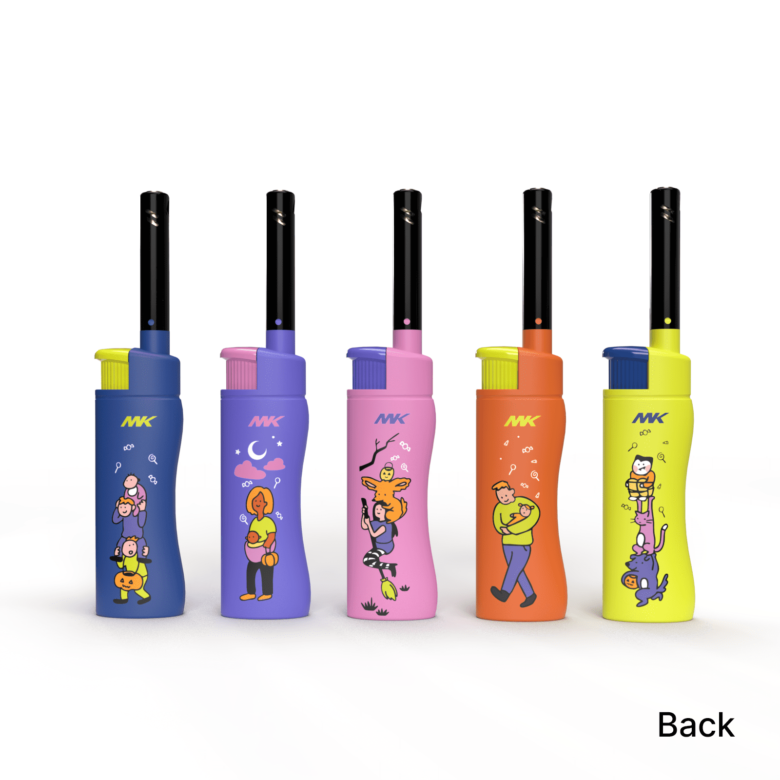 M-K Mini Refillable Gas Torch – Ergonomic Butane Jet Flame Lighter