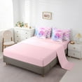 thumbnail image 5 of Manfei Child Teens Kawaii Mermaid Princess Twin Bedding Sets 7-Piece,Cartoon Animal Bedding Comforter Set Microfiber,Dreamy Gradient Breathable Sheet Sets,Microfiber Bedroom Decor,Reversible, 5 of 8