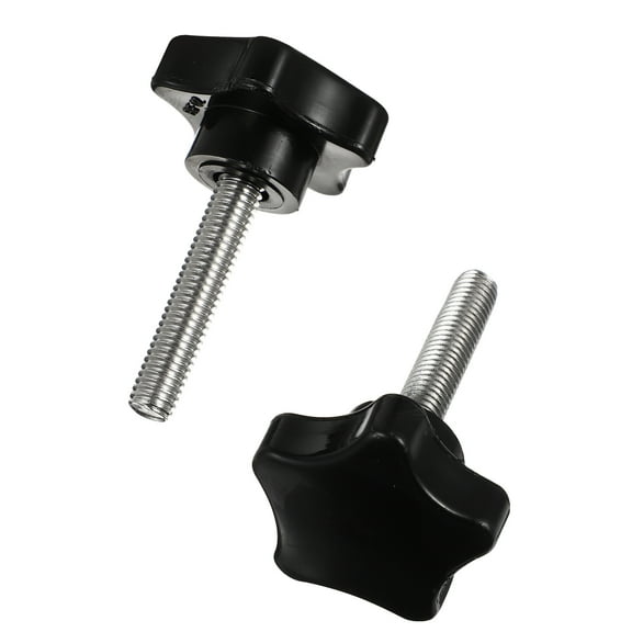2pcs Clamping Screw Knobs Hand Star Knobs with Stainless Steel Nuts M8 x 40