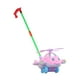 thumbnail image 3 of Juguete para caminar para empujar, caminar como un pato, acción, carro ajustable, avión para empujar, Rosa, 3 of 9