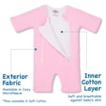 thumbnail image 2 of Pijama Merlin's Magic de microforro polar para bebé, 6 a 9 meses, color rosa, 2 of 6