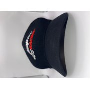 Snap-on Tools Heavyweight Brushed Cotton 6 Panel Structured Hook and Loop Closure Racing Cap, Black