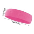 thumbnail image 3 of Stretchy Cotton Terry Sweat Wicking Sports Headbands Non Wide Knit Workout Hair Bands Moisture Absorbing Athletic Head Wraps for Running Cycling Yoga Gym Outdoor Exercise, 3 of 8