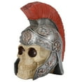 thumbnail image 4 of Resin Soldier Skull Modeling Statue Skeleton Sculpture Home Desktop Decoration Ornament Gift, 4 of 6