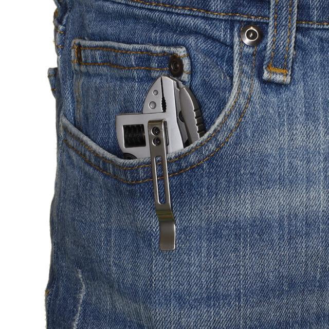 Scipio FCC0020 Ranch Hand Multi-Tool Pocket Knife 2.75-Inch Blade - Pliers and Adjustable Wrench - for Ranch Hands and Outdoorsmen - Silver