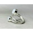 thumbnail image 4 of Heaven Crafts Double Moonstone Ring 925 Sterling Silver Adjustable Handmade Gift For Girlfriend, 4 of 6