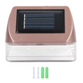 thumbnail image 2 of Environment Outdoor Waterproof Solar Power Wall Lamp 2 LED Garden Wall Decoration Light, 2 of 4