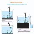 thumbnail image 2 of Fish Tank Cleaner - Aquarium Gravel Cleaner, Electric Fish Tank Cleaning Tools, Adjustable Water Flow Fish Tank Gravel Cleaner Vacuum for Water Change Wash Sand Algae Cleaner Water Shower（US Standard）, 2 of 5