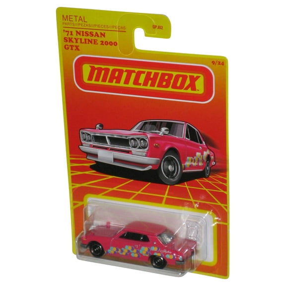 Matchbox Metal (2020) Mattel Pink '71 Nissan Skyline 2000 GTX Toy Car 9/24