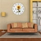 thumbnail image 5 of Reloj de pared redondo con números arábigos y girasol para decoración del hogar y la oficina (3), 5 of 10