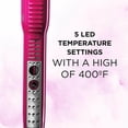 thumbnail image 4 of Infiniti Pro by Conair Tourmaline Ceramic Curling Wand; 1-inch to 1/2-inch; Pink (packaging may vary), 4 of 11