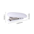 thumbnail image 3 of Oefntac Mini Portable Stapler 50 Sheet Capacity Compact Desk Office School Handheld Fit Pocket Bag Compatible 246 266 Staples, 3 of 6