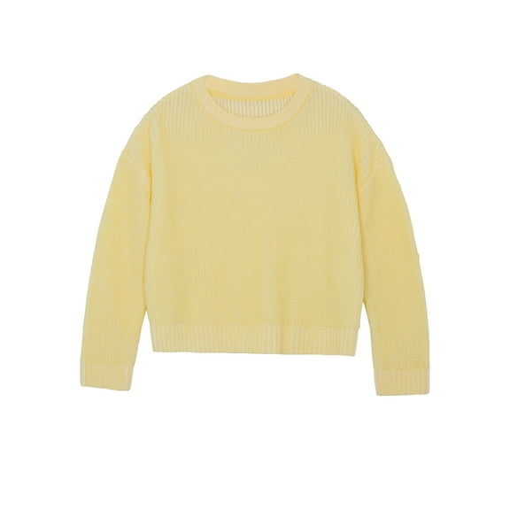 Wonder Nation Girls Fashion Knit Sweater, Sizes 4-18 & Plus