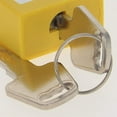 thumbnail image 4 of Wekity 6mm Lockout Tagout Locks Safety Padlock Loto Locks Keyed Differently PA Lock Out Tag Out Steel Shackle Small Luggage Padlocks Yellow 1PCS-0621, 4 of 5