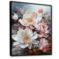 thumbnail image 2 of Designart "Hillside Adorned With Pink Lotus In Japan" Flowers Floater Framed Wall Art Prints, 2 of 5
