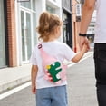 thumbnail image 4 of Cute Dinosaur Kids Crossbody Bag - Lightweight Nylon Chest Pack, Casual Single Shoulder Daypack for Travel & Daily Use, 4 of 6