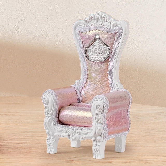 Sofá para casa de muñecas Perfecl Modelo 1:12 mini sofá con respaldo alto