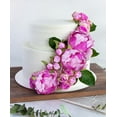 thumbnail image 5 of Hot Pink Flowers Artificial Peonies Fake Peonies Hot Pink Artificial Flowers for Home Table Decorations Wedding Faux Floral Arrangements (Hot Pink), 5 of 5