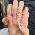 thumbnail image 4 of Tulip Nail Sticker Small Flower Petal Leaf Nail Sticker Waterproof Tape Back, 4 of 6