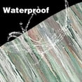 thumbnail image 5 of Abstract Shower Curtain, Modern Aesthetic Stripe Shower Curtain Set 72 X 72 Inches with 12 Hooks for Bathtub Bathroom Gray Green Contemporary Abstract Painting Fabric, 5 of 6