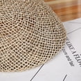 thumbnail image 3 of Women's/Men's Straw Flat Cap - Hat with visor Spring-summer L（58-60cm）, 3 of 5