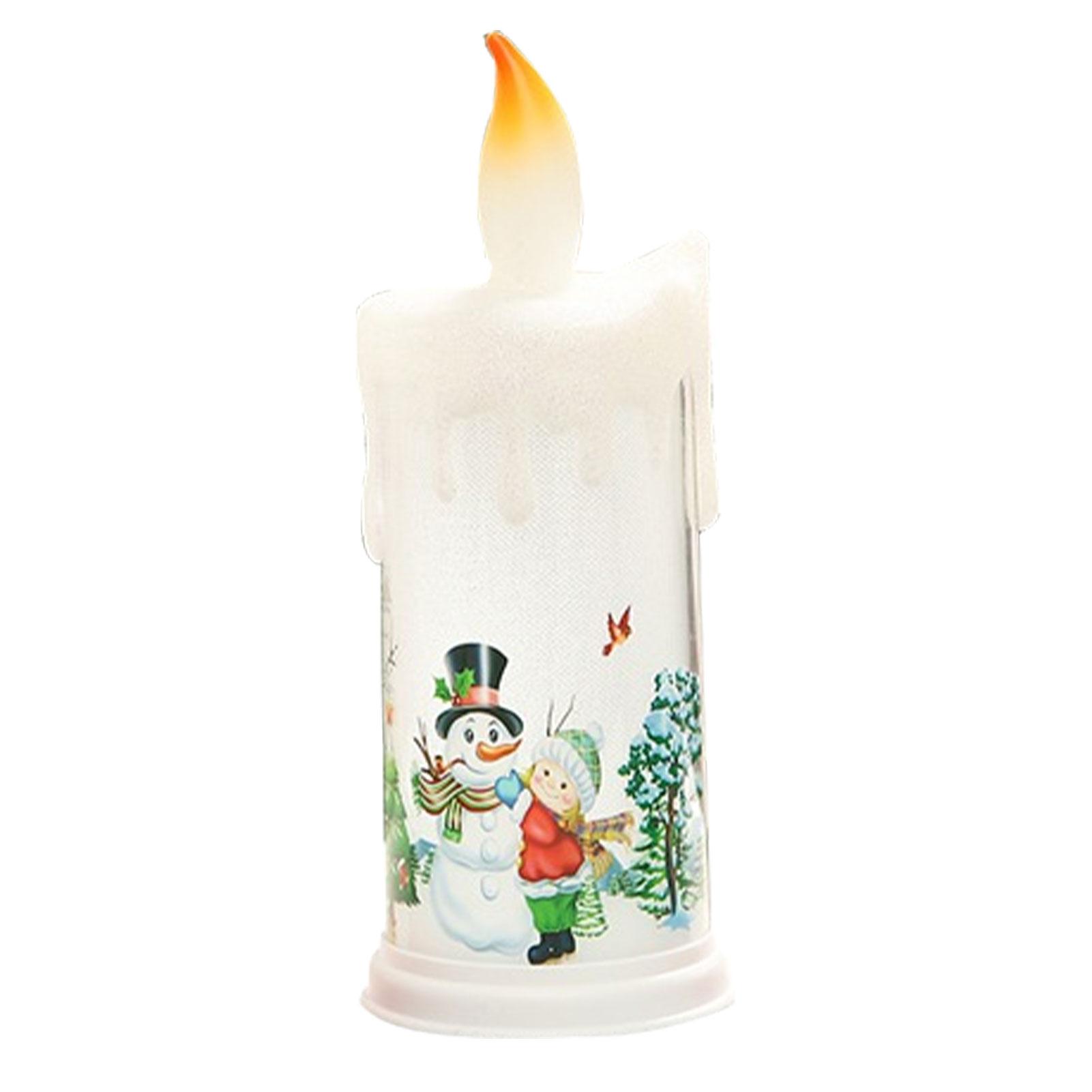 Flameless Christmas Candles Flickering Flameless Candles for