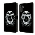 thumbnail image 2 of TECH CIRCLE For Galaxy A23 4G Case,Premium PU Leather Funny Pattern Flip Wallet Case Cover with Card Slots Kickstand Women Girls Case for Samsung Galaxy A23 6.6" 2022,Skull, 2 of 6