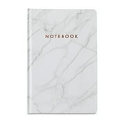 Pen + Gear Foil Stamped, Marble Book Bound Journal, 240 pages
