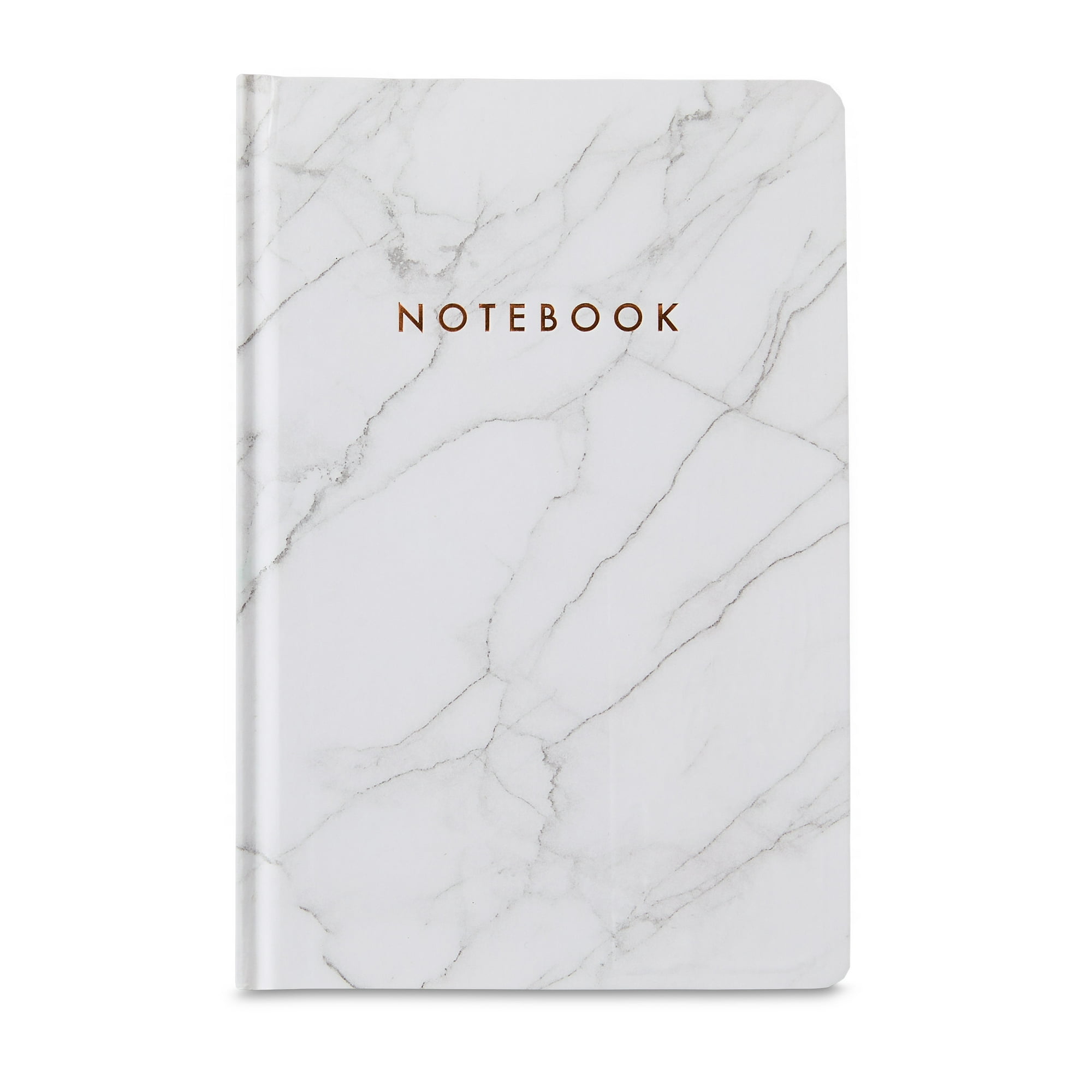Pen + Gear Foil Stamped, Marble Book Bound Journal, 240 pages