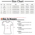 thumbnail image 3 of Raeneomay Button Down Shirts for Women Summer Casual Tops V-Neck Hide Belly Short Sleeve T-Tunic Blouses, 3 of 5