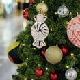 thumbnail image 4 of 6 pc Sweet Candy Drop Christmas Ball Ornament Indoor/Outdoor Christmas Tree Decoration Fall Wedding Birthday Halloween Thanksgiving Christmas Holiday Decor, 4 of 6