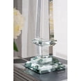 thumbnail image 2 of A&B Home Anthony Venetucci Clear Glass Obelisk, 2 of 3